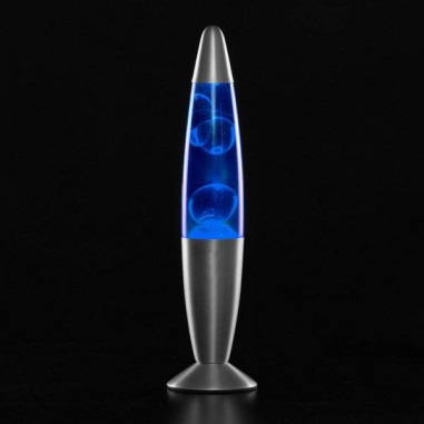 Lava Lamp Bleu - Lampe À Lave Enfant Et Adulte 38 cm | Lampe Ambiance Zen |  Gadget Insolite Utile, Objet Insolite, Ampoule Incluse