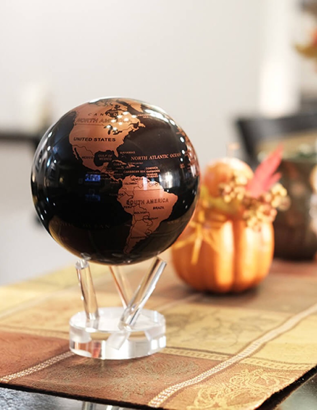 🌎 Mova Globe Terre cuivre et noire🎁 Mova globe pas cher❤️idée Cadeau