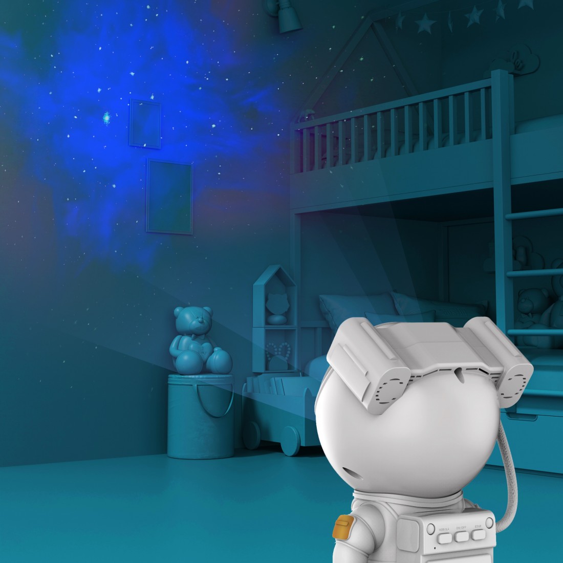 Astronaute Projecteur Galaxy, Projecteur de Galaxie D'astro Starry Sky  Veilleuse avec Nébuleuse, Minuterie et Télécommande, Lampe étoilée pour  Chambre à Coucher et Projecteur de Plafond : : Luminaires et  Éclairage