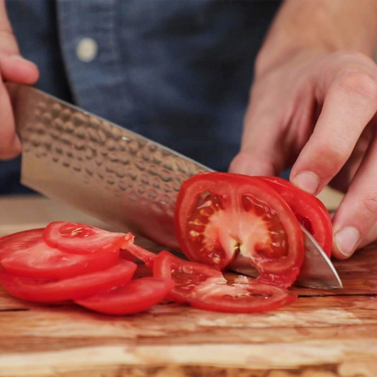 couteau japonais Santoku